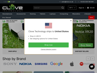 clove.co.uk screenshot