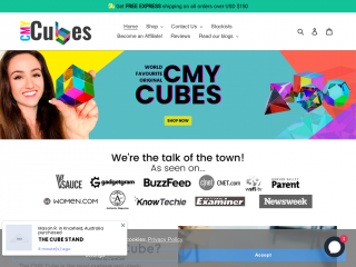 cmycubes.com screenshot