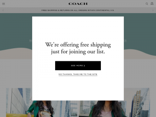 coach.com screenshot