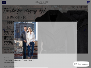 coatsdirect.com screenshot