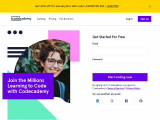 codecademy.com screenshot