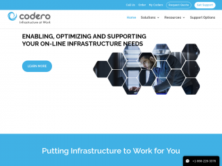 codero.com screenshot