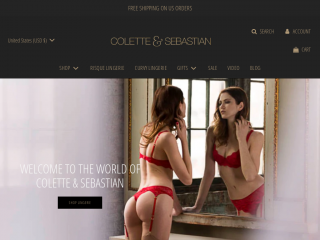 coletteandsebastian.com screenshot