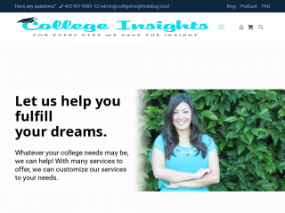 collegeinsights.com screenshot