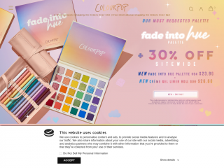 colourpop.com screenshot