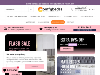 comfybedss.co.uk screenshot