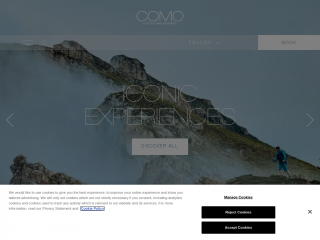 comohotels.com screenshot