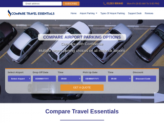comparetravelessentials.co.uk screenshot