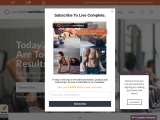 completenutrition.com screenshot