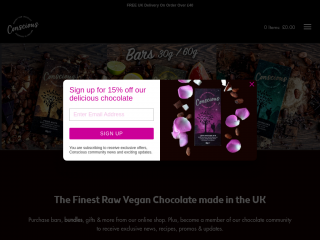 consciouschocolate.com screenshot