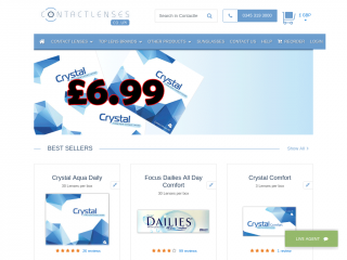 contactlenses.co.uk screenshot