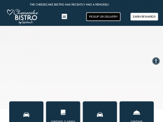 copelandscheesecakebistro.com screenshot