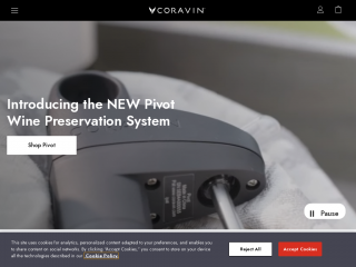 coravin.com screenshot