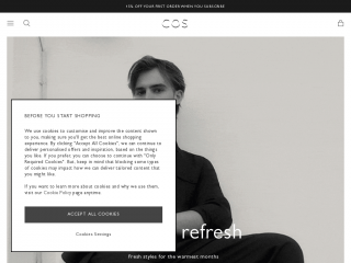cosstores.com screenshot
