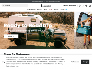 cotopaxi.com screenshot