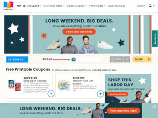 coupons.com screenshot