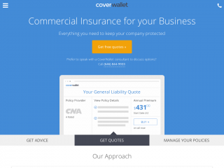 coverwallet.com screenshot