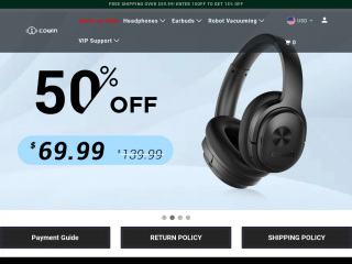 cowinaudio.com screenshot