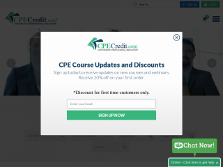 cpecredit.com screenshot