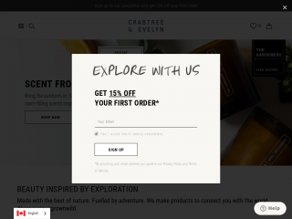 crabtree-evelyn.ca screenshot