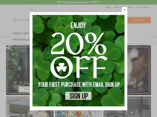 creativeirishgifts.com screenshot