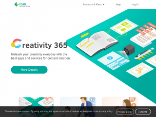 creativestore.kdanmobile.com screenshot