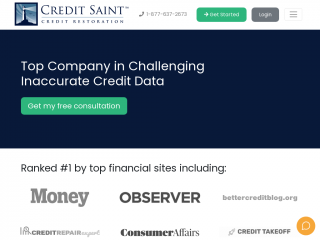 creditsaint.com screenshot