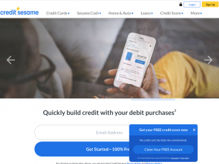 creditsesame.com screenshot