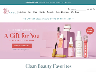 credobeauty.com screenshot