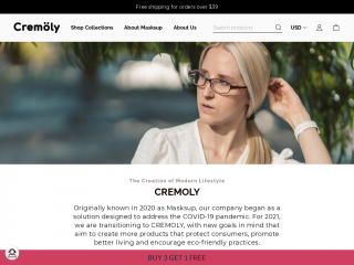 cremoly.com screenshot