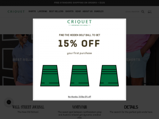 criquetshirts.com screenshot