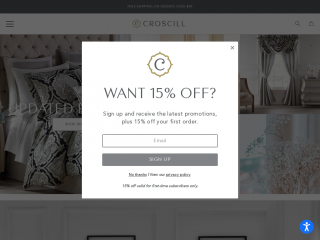 croscill.com screenshot