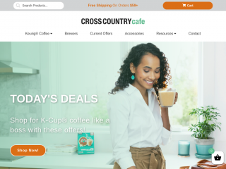 crosscountrycafe.com screenshot