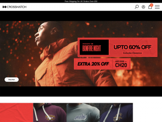 crosshatchclothing.com screenshot