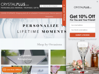 crystalplus.com screenshot