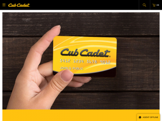 cubcadet.com screenshot