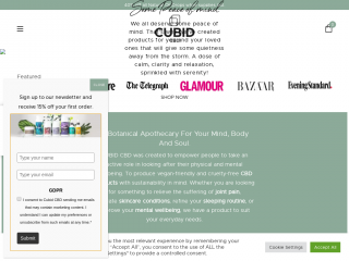 cubidcbd.com screenshot