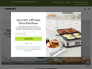 cuisinart.com screenshot