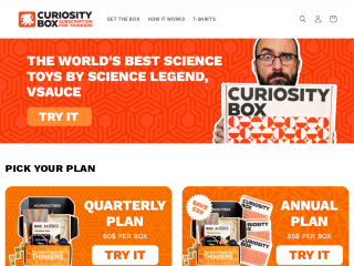 curiositybox.com screenshot