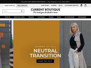 currentboutique.com screenshot