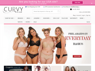 curvy.com.au screenshot