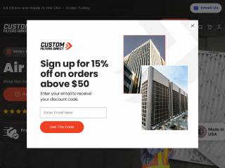 customfiltersdirect.com screenshot