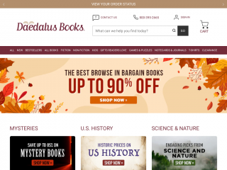 daedalusbooks.com screenshot