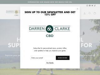 darrenclarkecbd.co.uk screenshot