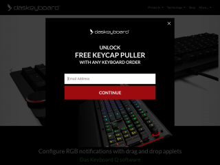 daskeyboard.com screenshot