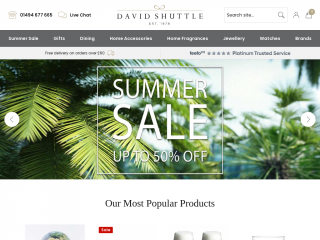 davidshuttle.com screenshot