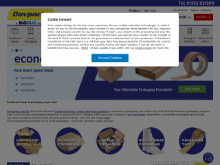 davpack.co.uk screenshot