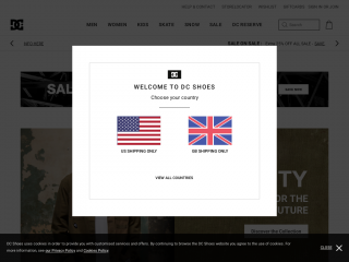 dcshoes-uk.co.uk screenshot