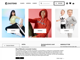 de.eastendshop.com screenshot