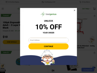 dealgenius.com screenshot